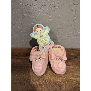 NEW WITH TAG VINTAGE 1993 RUSS Pig FEET TREATS BABY BOOTIES